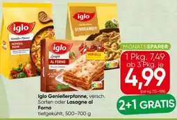 Spar Iglo Genießer-Pfanne Angebot