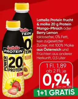 Spar Lattella Protein Mango-Pfirsich Angebot