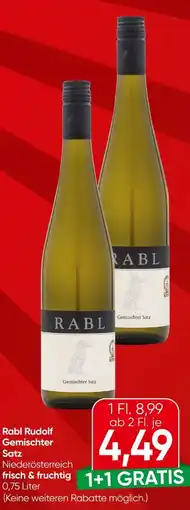 Spar Weingut Rabl Rudolf Gemischter Satz Angebot