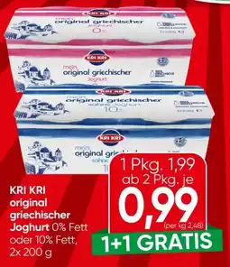 Spar Kri Original Griechischer Joghurt Angebot