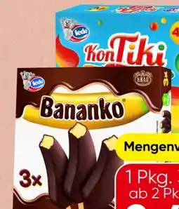 Spar Ledo Eiscreme 3 Bananko Angebot