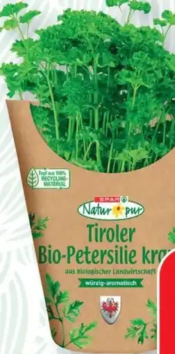 SPAR Gourmet Spar Natur pur Bio-Petersilie Angebot