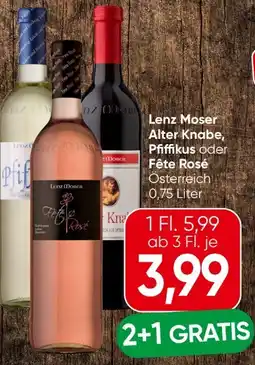 Spar Lenz Moser Alter Knabe Angebot