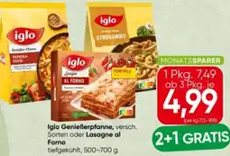 Spar Iglo Genießer-Pfanne Angebot