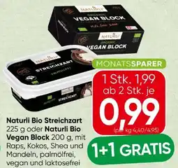 Spar Naturli Bio Streichzart Angebot