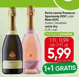 Spar Porta Leone Prosecco Spumante Angebot