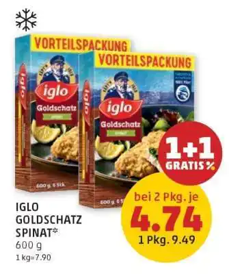 PENNY IGLO GOLDSCHATZ SPINAT Angebot