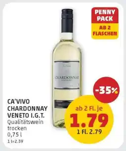 PENNY CA'VIVO CHARDONNAY VENETO I.G.T Angebot