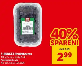S-BUDGET Heidelbeeren