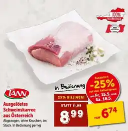Interspar TANN ausgelöstes Schweinskarree aus Österreich Angebot