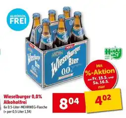 Interspar Wieselburger 0,0% alkoholfrei Angebot