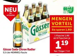 Interspar Gösser Soda-Zitron Radler Angebot