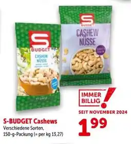 Interspar S-BUDGET Cashews Angebot