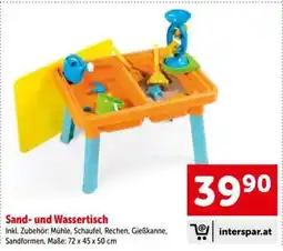 Interspar Sand- und Wassertisch Angebot