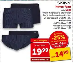 Interspar SKINY Herren-Pants 2er Angebot