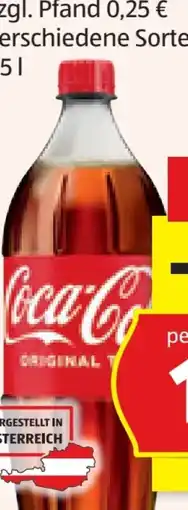 Hofer Coca-Cola Cola Angebot