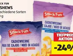 Hofer Snack Fun Cashews Angebot