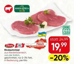Spar RINDSSCHNITZEL Angebot