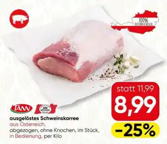 Spar TANN ausgelöstes Schweinskarree Angebot