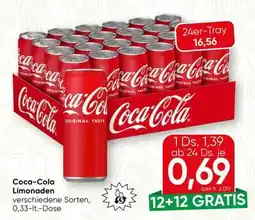 Spar Coca Cola Limonaden Angebot