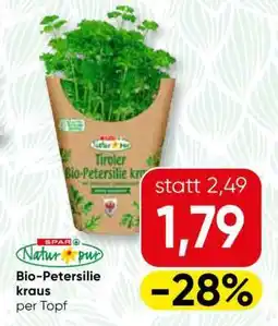 Spar Bio-Petersilie kraus Angebot
