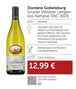 Interspar Domäne gobelsburg grüner veltliner langen- lois kamptal dac 2025 Angebot