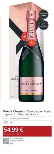 Interspar Moët & chandon champagner rosé imperial im geschenkkarton Angebot
