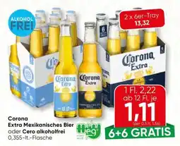Spar Corona Extra Mexikanisches Bier oder Cero alkoholfrei Angebot