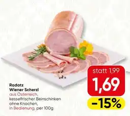 Spar Radatz Wiener Scherzl Angebot