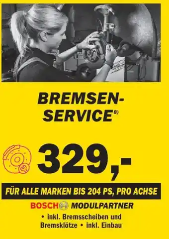Forstinger Bremsen- service Angebot