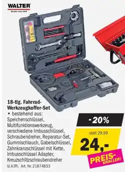 Forstinger 18-tlg. fahrrad- werkzeugkoffer-set Angebot