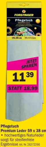 Forstinger Pflegetuch premium leder 59 x 38 cm Angebot