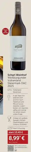 Weinwelt Interspar Scharl weinhof weißburgunder vulkanland steiermark dac 2025 Angebot