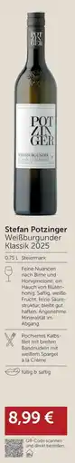 Weinwelt Interspar Stefan potzinger weißburgunder klassik 2025 Angebot