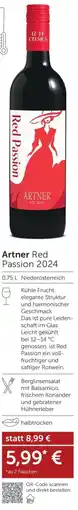 Weinwelt Interspar Artner red passion 2024 Angebot