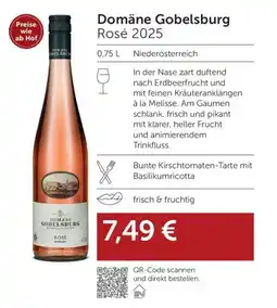 Weinwelt Interspar Domäne gobelsburg rosé 2025 Angebot