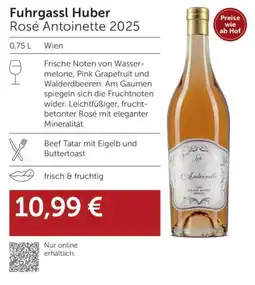 Weinwelt Interspar Fuhrgassl Huber Rosé Antoinette 2025 Angebot