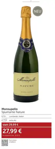Weinwelt Interspar Monsupello spumante nature Angebot