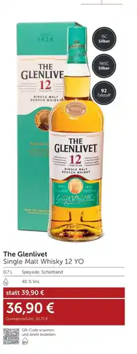 Weinwelt Interspar The glenlivet single malt whisky 12 yo Angebot