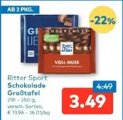 T&G Ritter sport schokolade großtafel Angebot