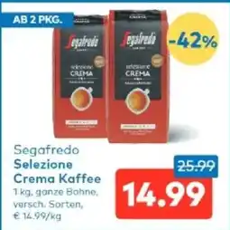 T&G Segafredo selezione crema kaffee Angebot