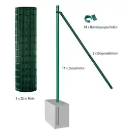 Josef Steiner Gartenzaun / Gitterzaun 25 Meter Komplett-Set Foxx Josef Steiner Angebot