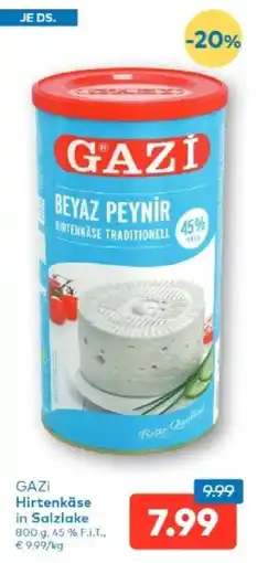 T&G Gazi̇ hirtenkäse in salzlake Angebot