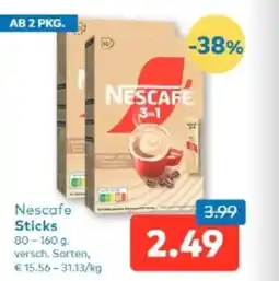 T&G Nescafe Sticks Angebot