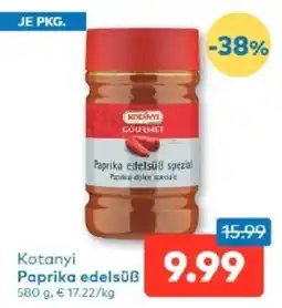 T&G Kotanyi Paprika edelsüß Angebot