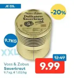T&G Voss& zobus delikatess sauerkraut Angebot