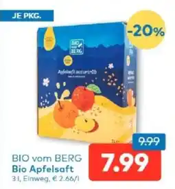 T&G Bio vom berg bio apfelsaft Angebot