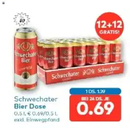 T&G Schwechater bier dose Angebot