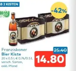 T&G Franziskaner bier kiste Angebot