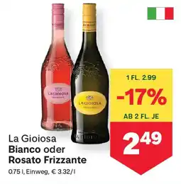 MPreis La gioiosa bianco oder rosato frizzante Angebot